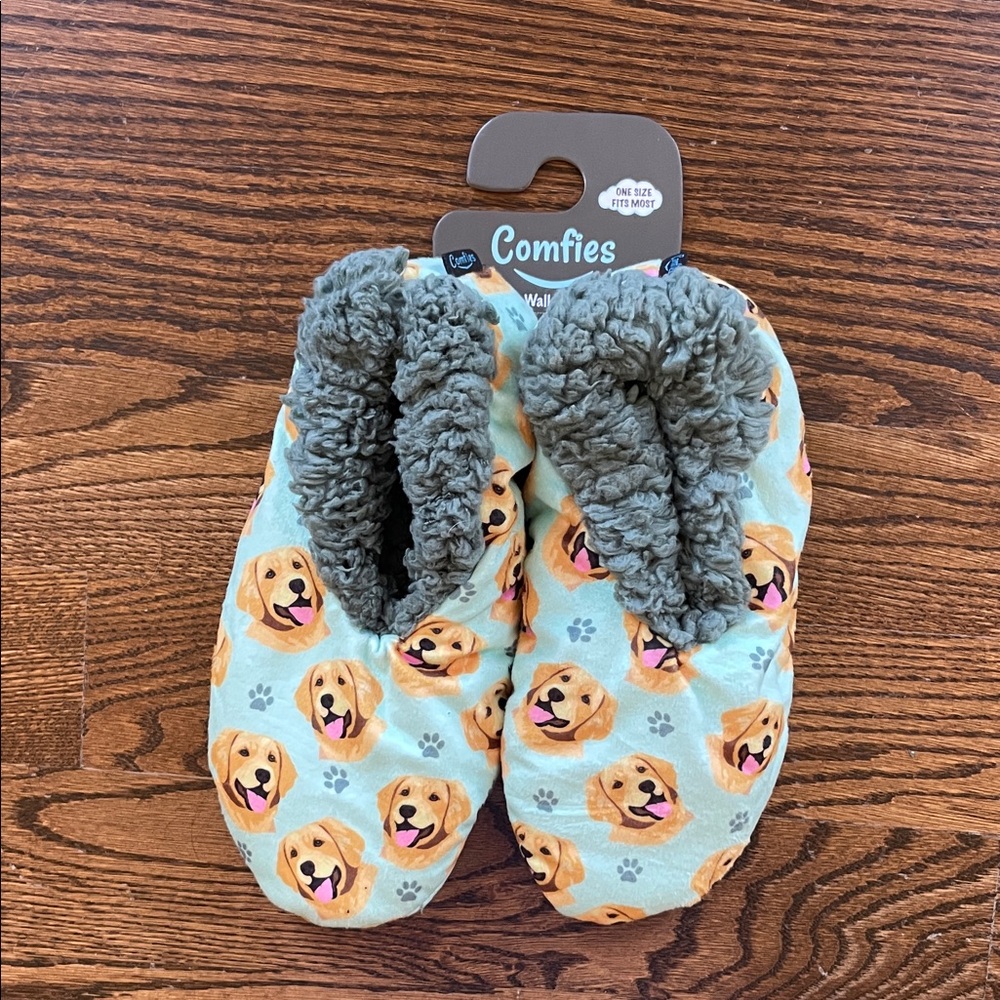 Comfies Dog Print Slippers